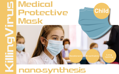 【Pre-order new products】Killing-Virus medical protective mask – for child